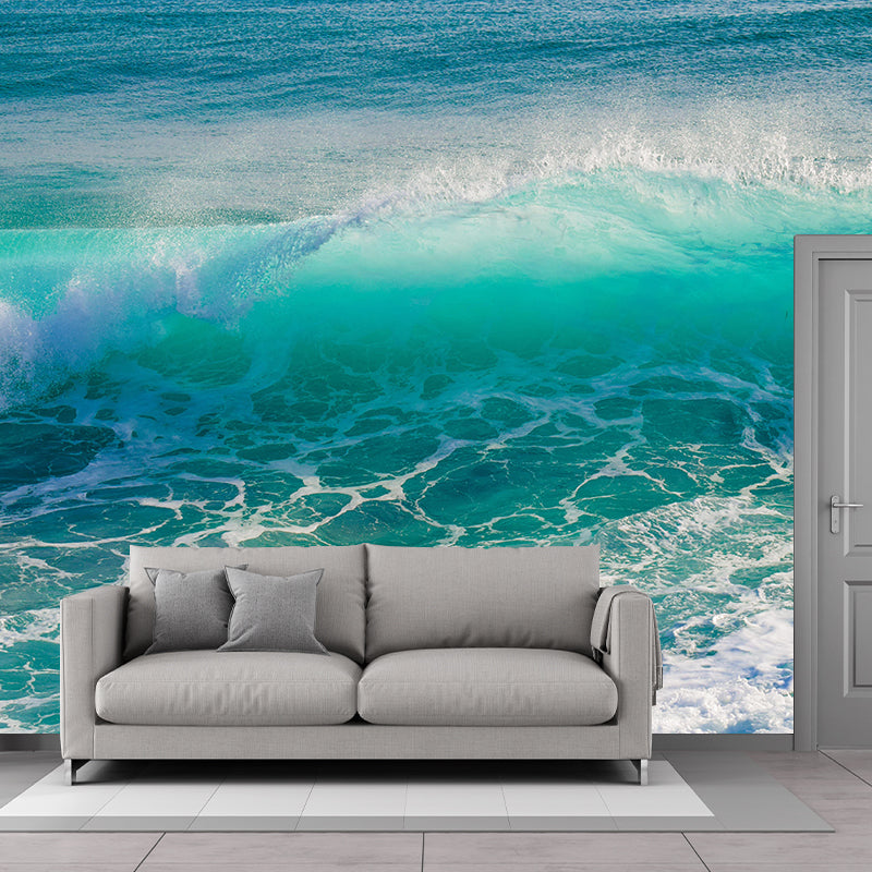 Beautiful Sea Mural Mildew Resistant for Living Room Decoration