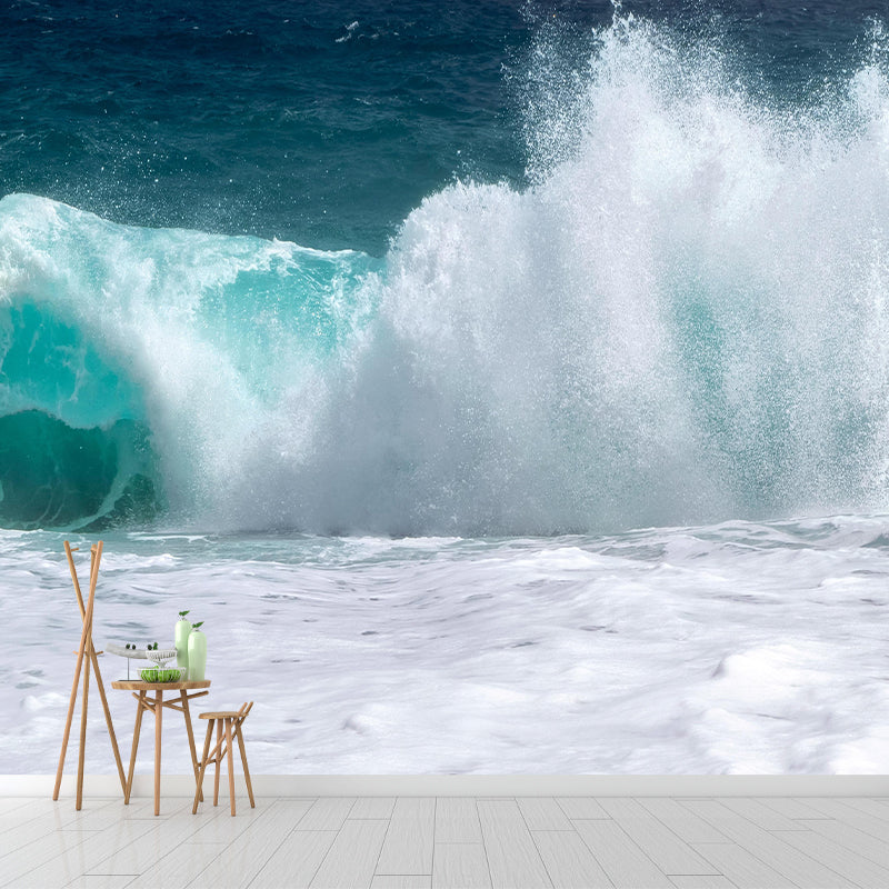 Customized Beautiful Sea Mural Mildew Resistant for Dining Room Decoration