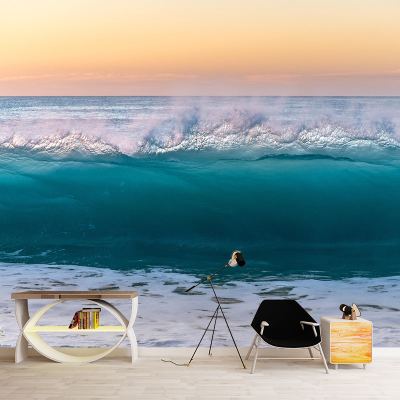 Customized Beautiful Sea Mural Mildew Resistant for Dining Room Decoration