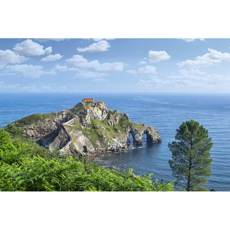 Customized Beautiful Sea Mural Mildew Resistant for Sleeping Room Decoration