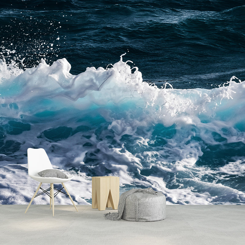 Customized Beautiful Sea Mural Mildew Resistant for Sleeping Room Decoration