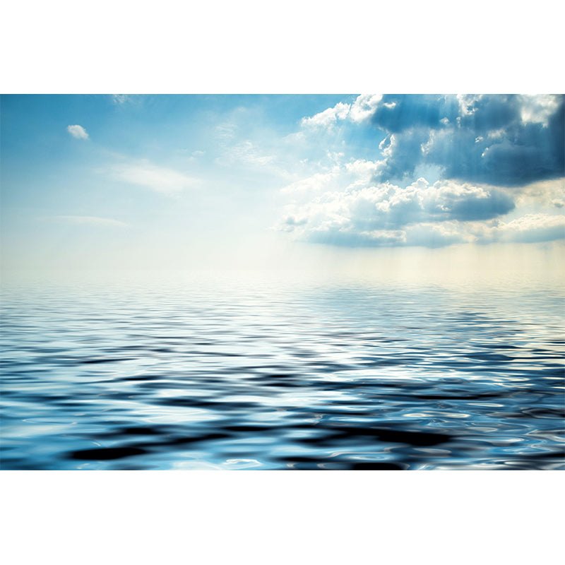 Horizontal Photography Sea Wall Mural Modernism Wall Decoration for Home