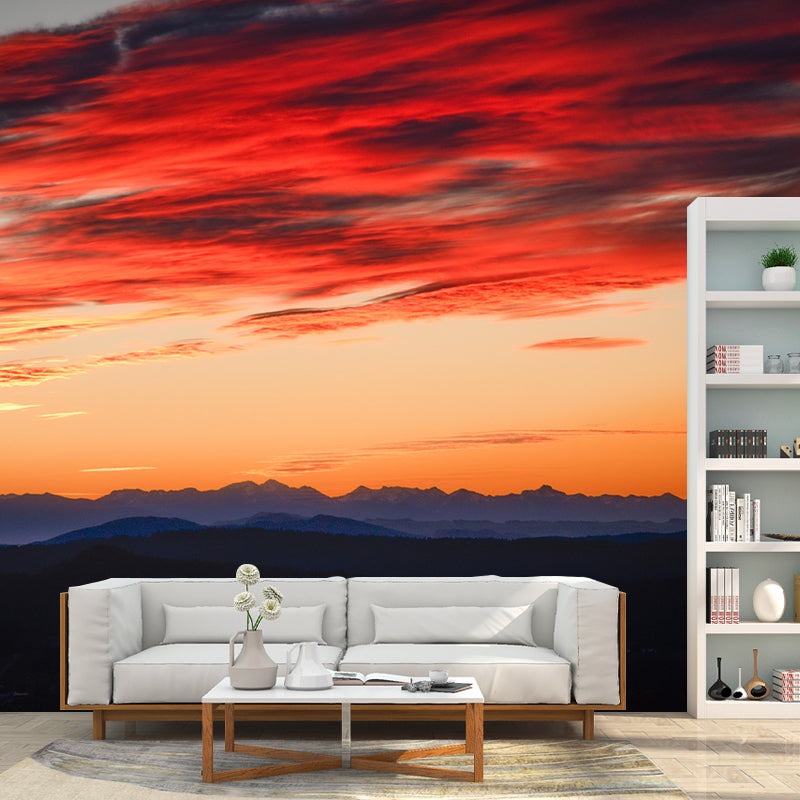 Customized Beautiful Dusk Mural Mildew Resistant for Living Room Decoration