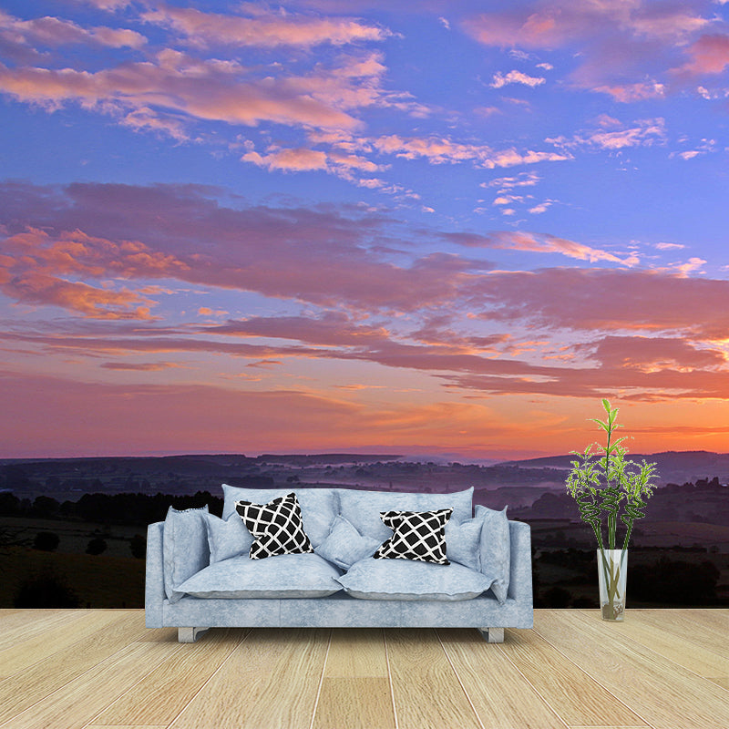 Customized Beautiful Sky Mural Mildew Resistant for Dining Room Decoration