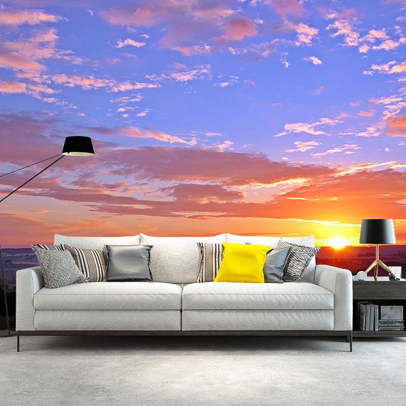 Customized Beautiful Sky Mural Mildew Resistant for Dining Room Decoration