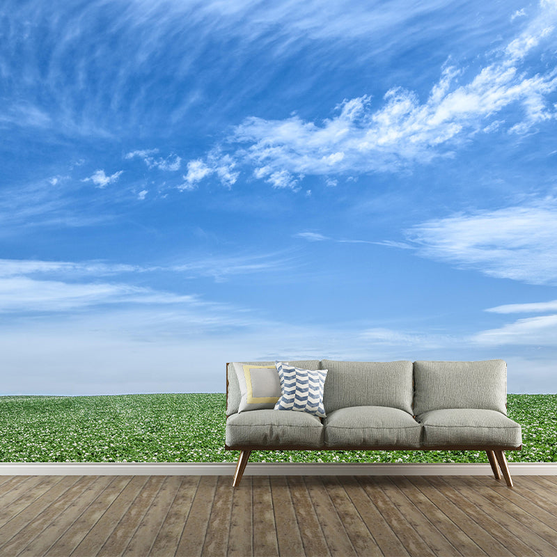 Customized Beautiful Sky Mural Mildew Resistant for Sleeping Room Decoration