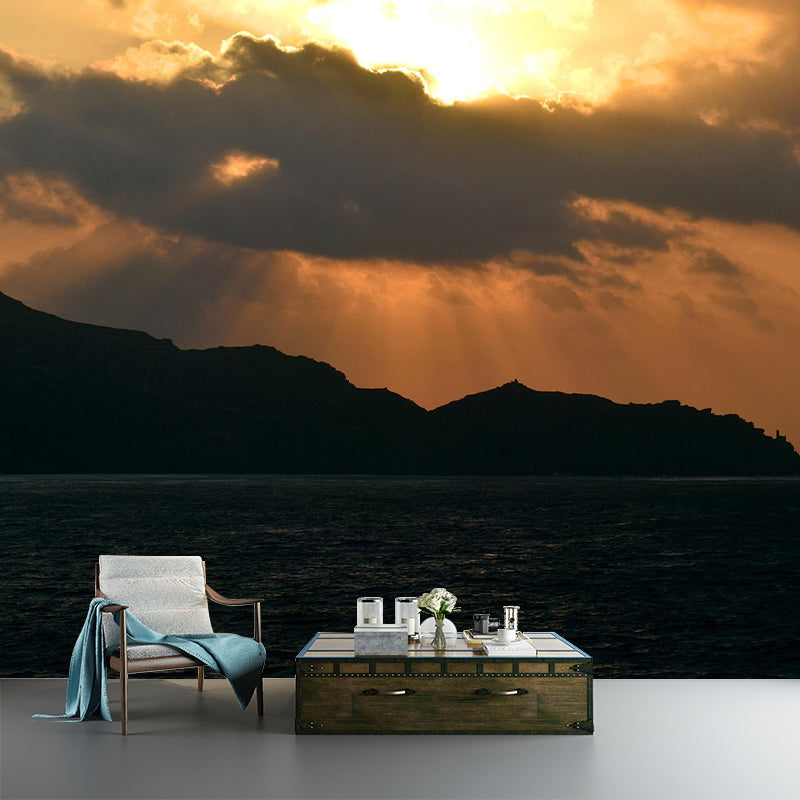 Customized Beautiful Cloud Mural Mildew Resistant for Living Room Decoration