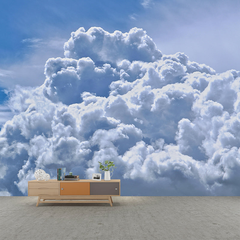 Customized Beautiful Cloud Mural Mildew Resistant for Living Room Decoration