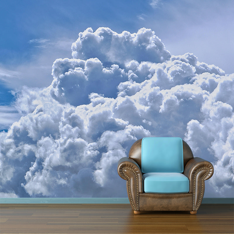 Customized Beautiful Cloud Mural Mildew Resistant for Living Room Decoration