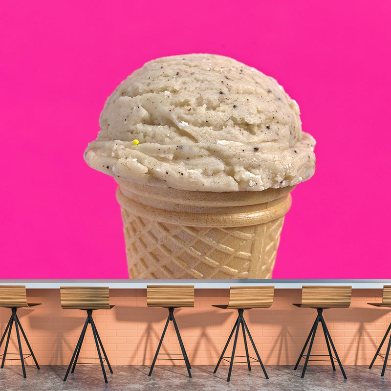 Customized Ice Cream Dessert Mural Modern Wall Covering for Dessert Shop