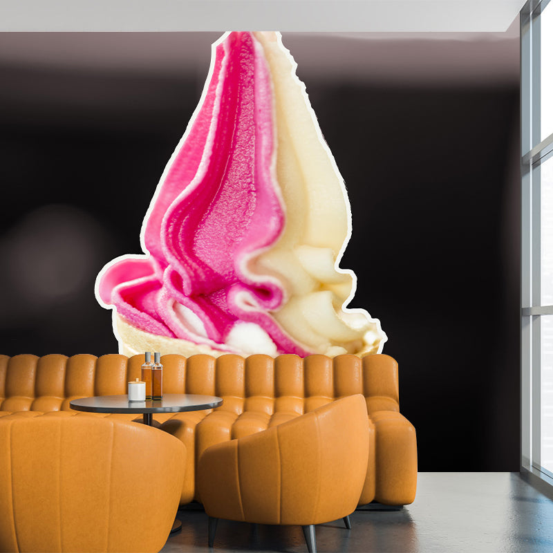 DeliciousIce Cream Dessert Mural Modern Style Wall Covering for Dessert Shop