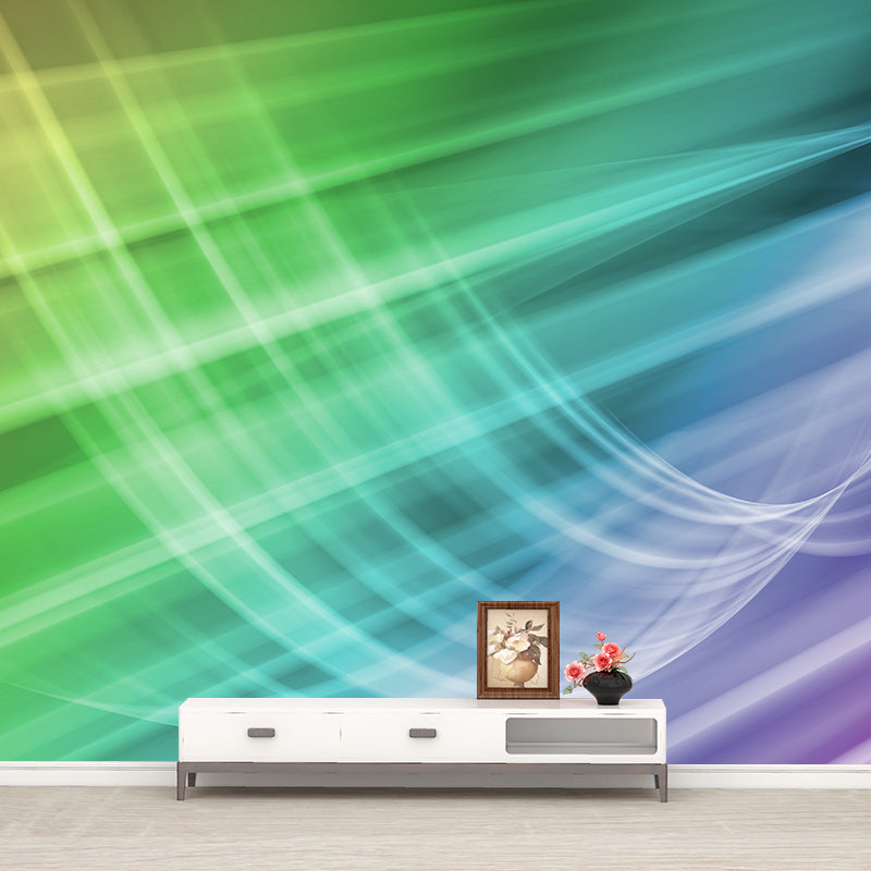 Abstract Mural Modern Stain Resistant Wall Art for Sitting Room, Made to Measure