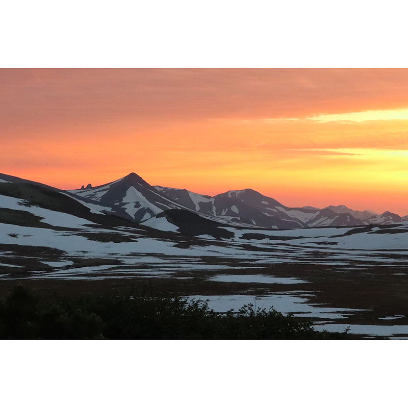 Mountain View Removable Mural Wallpaper for Dining Room, Moisture Resistant