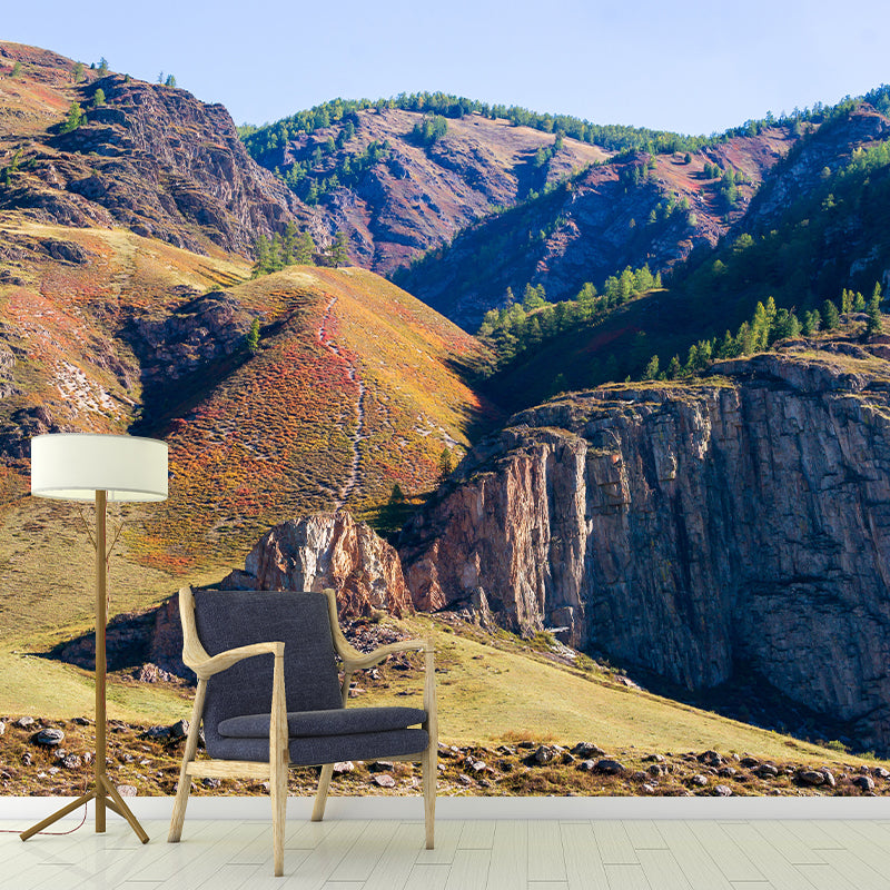 Mountain Landscape Contemporary Stain Resistant Wall Decor for Sleeping Room