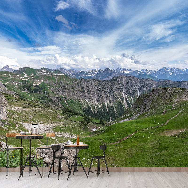 Mountain Landscape Contemporary Stain Resistant Wall Decor for Sleeping Room