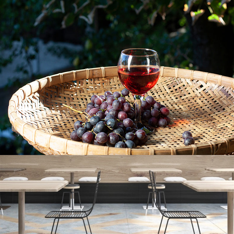 Wine Wall Mural Photography for Wine Shop, Moisture Resistant, Optional Size