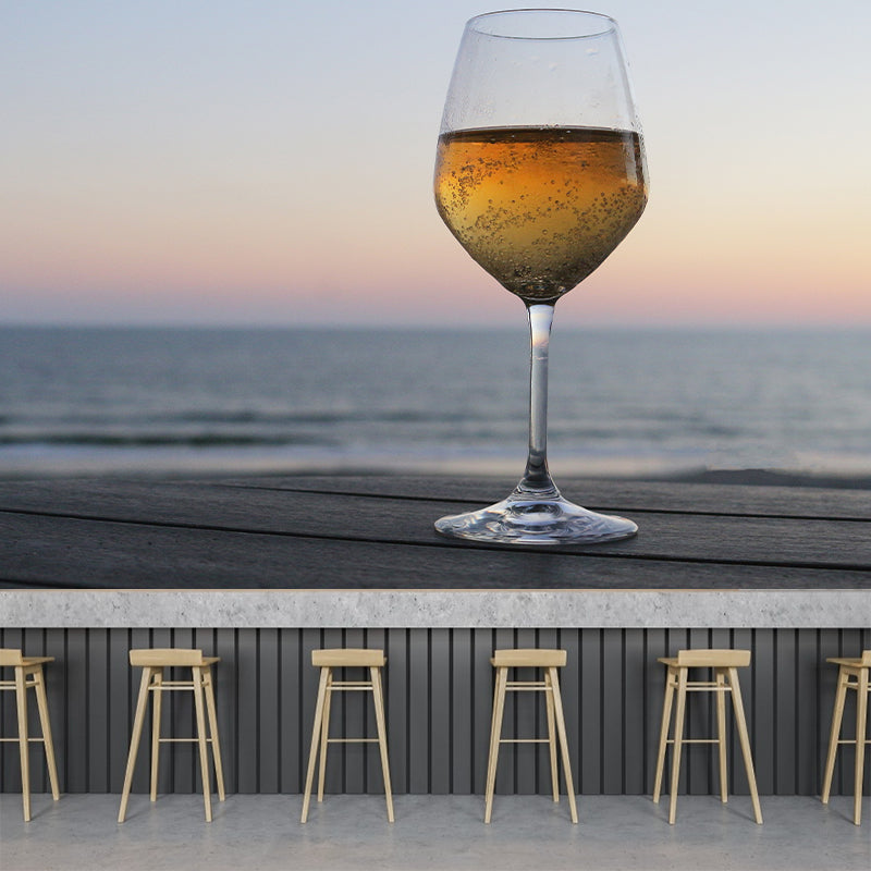 Minimalist Wine Bar Wall Decor Waterproofing, Customized Size Available