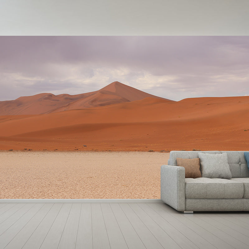 Desert Mural Wallpaper Horizontal Photography Style for Bedroom Decoration