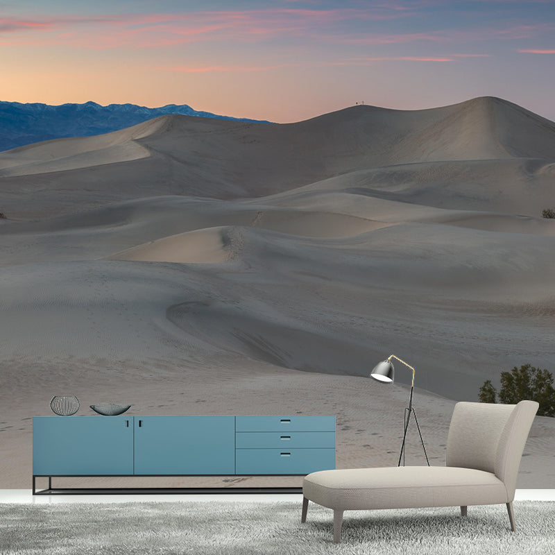 Desert Mural Wallpaper Horizontal Photography Style for Bedroom Decoration