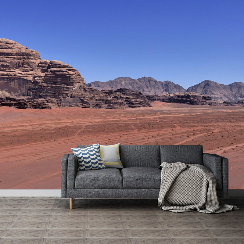 Photography Style Desert Mural Wallpaper for Guest Room Decoration