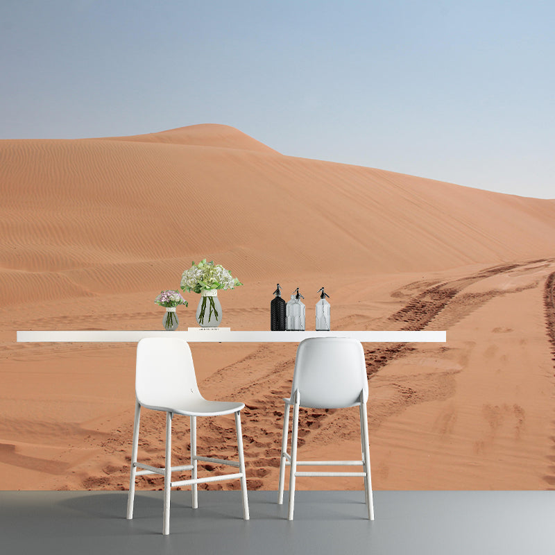 Desert Mural Wallpaper Horizontal Photography Style for Kitchen Bedroom Decor
