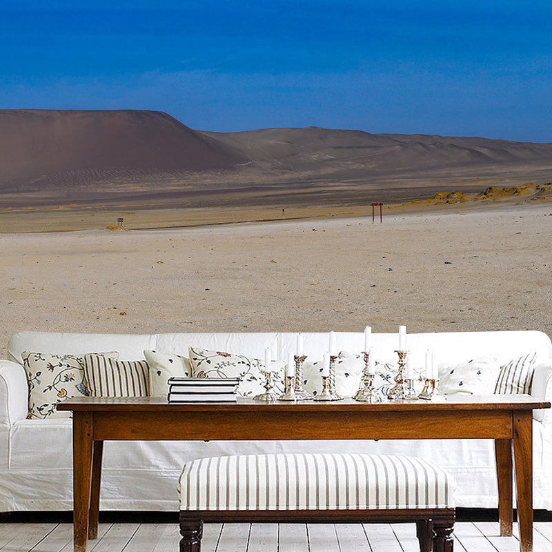 Desert Mural Wallpaper Horizontal Photography Style for Kitchen Bedroom Decor