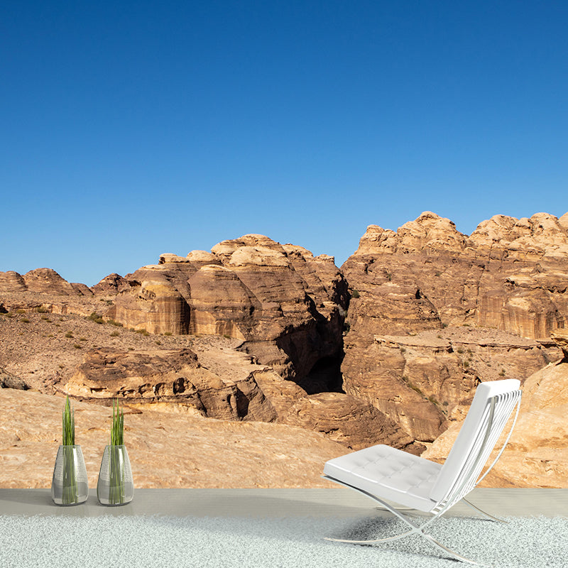 Desert Mural Wallpaper Horizontal Photography Style for Kitchen Bedroom Decor