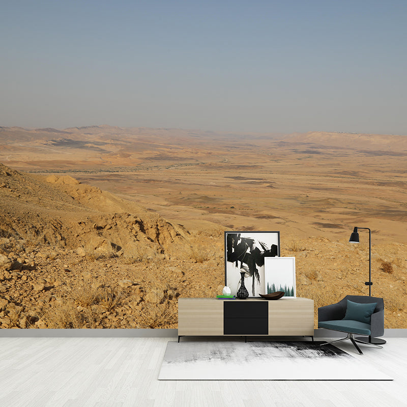 Customized Photography Desert Wall Mural Contemporary for Bathroom Living Room
