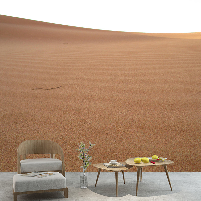 Huge Desert Mural Wallpaper Photography Style for Dining Room Decor