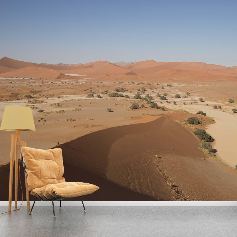 Horizontal Photography Desert Mural Wallpaper Style for Living Room Decor