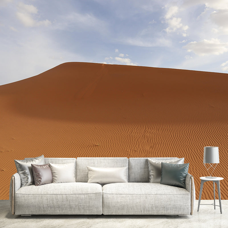 Desert Mural Wallpaper Horizontal Photography Style for Guest Room Decor