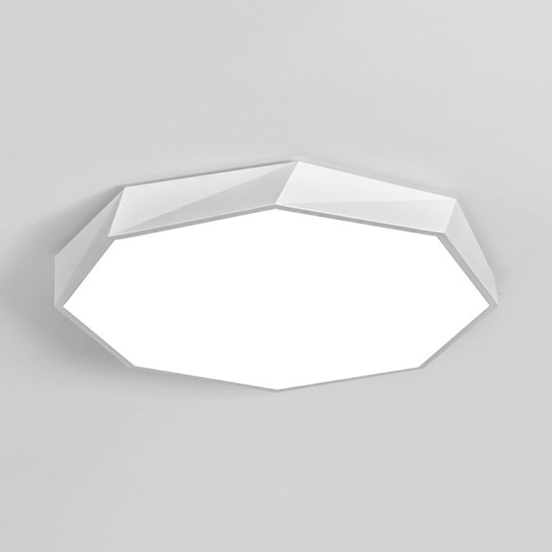 Accesorio de iluminación de techo de montaje empotrado nórdico de montaje empotrado de 1 luz de sombra redonda para dormitorio