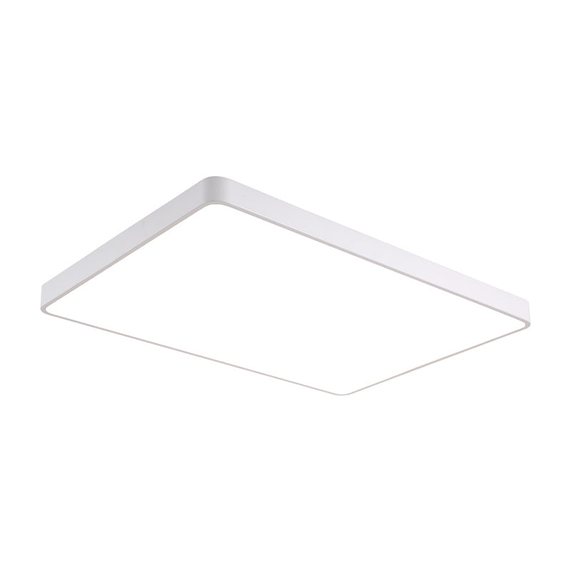 Square Shade 1-Light Flush Mount Nordic Macaron Flush Mount Ceiling Lighting Fixture