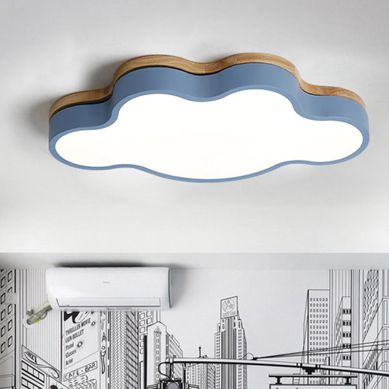 1-Light Flush Mount Nordic Macarons Flush Mount Ceiling Beleuchtung Befestigung