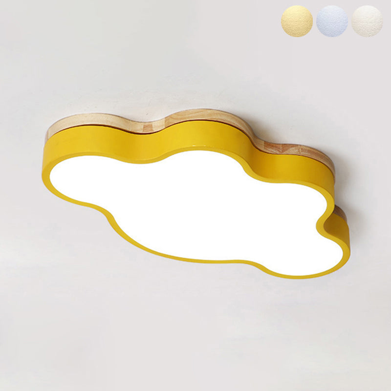 1-Light Flush Mount Nordic Macarons Flush Mount Ceiling Beleuchtung Befestigung