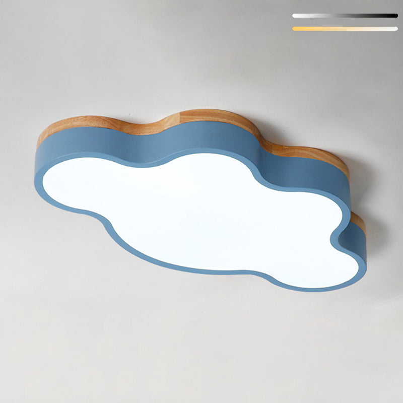 1-Light Flush Mount Nordic Macarons Flush Mount Ceiling Beleuchtung Befestigung