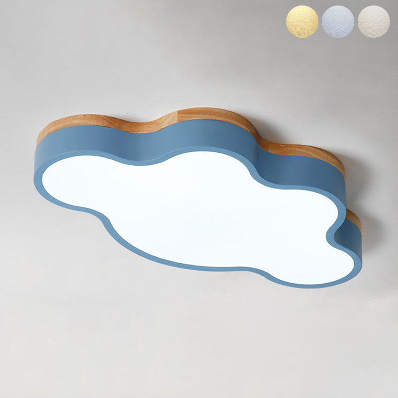 1-Light Flush Mount Nordic Macarons Flush Mount Ceiling Beleuchtung Befestigung