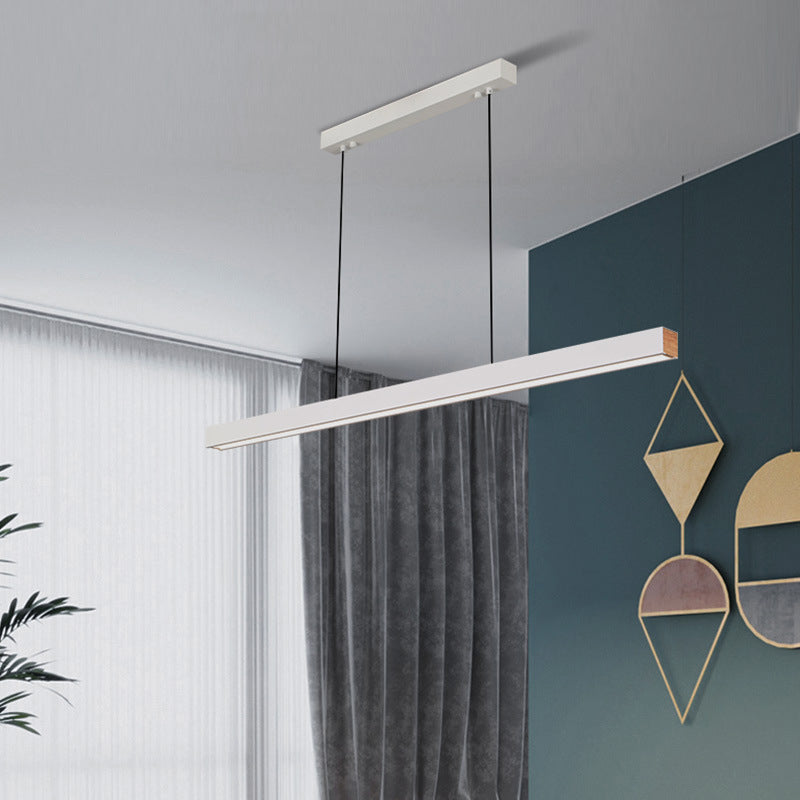 Linear Island Pendant Lights Modern Lighting Chandelier Metal 1 Light Island Lights