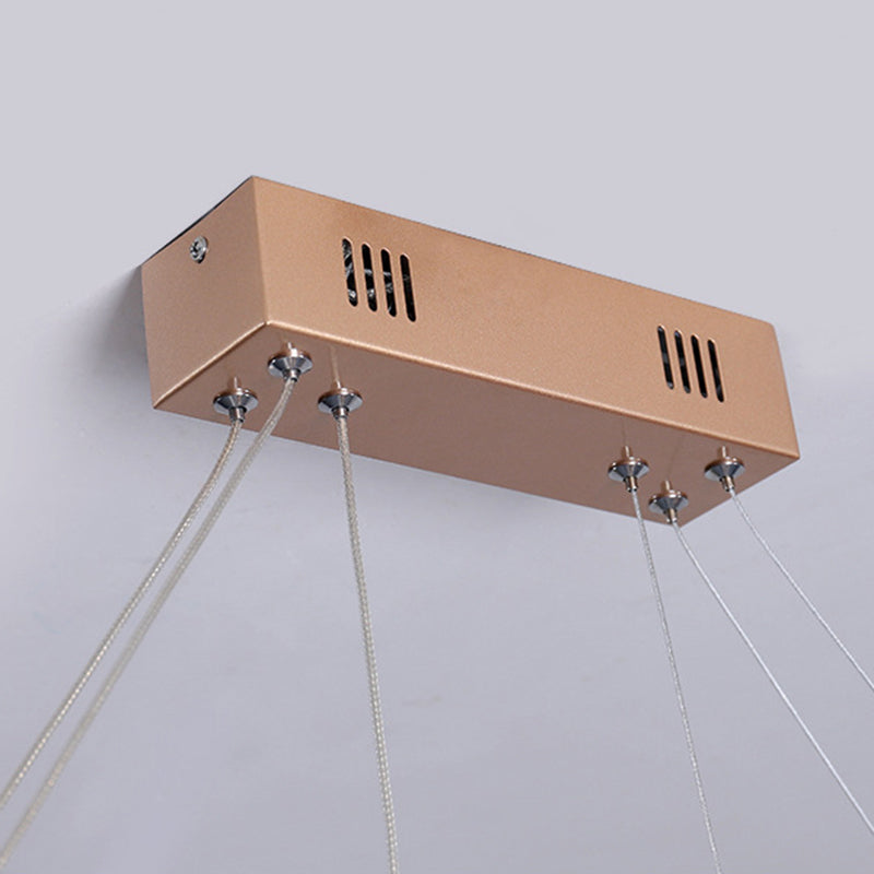 Geometric Island Light Modern Kitchen Island Lighting Metal 2 Light Island Ceiling Light