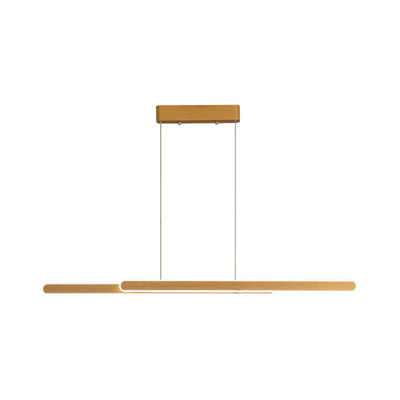 Geometric Island Lights Modern Pendant Light Metal 2 Light Island Lighting Fixtures