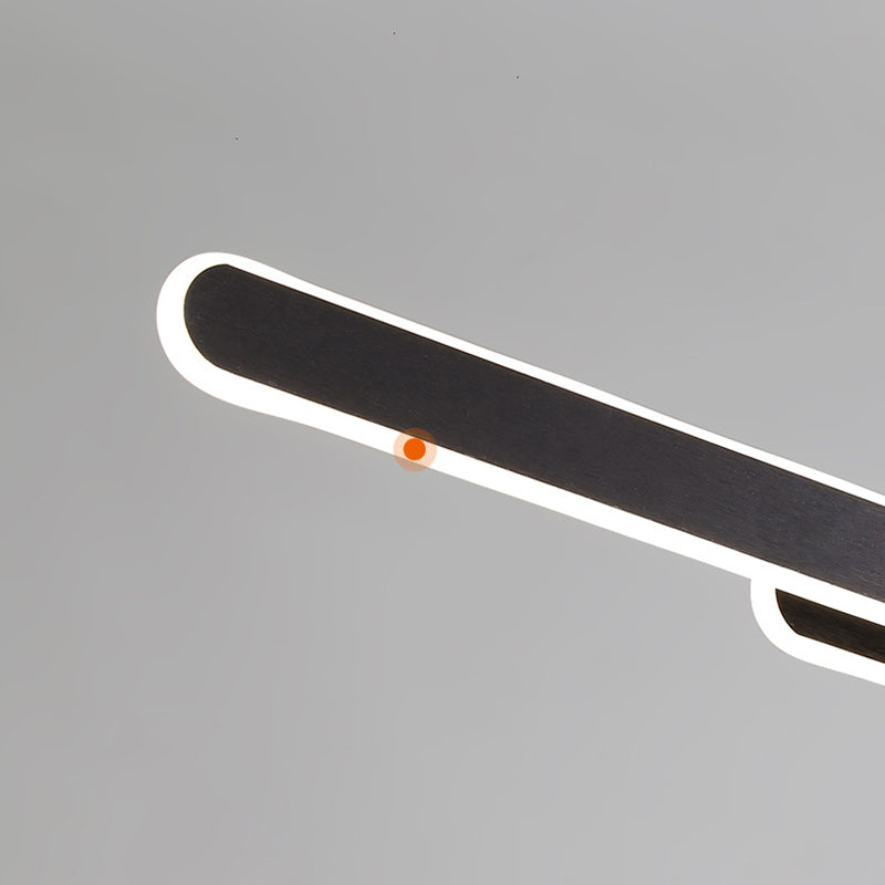 Geometric Island Lights Modern Pendant Light Metal 2 Light Island Lighting Fixtures