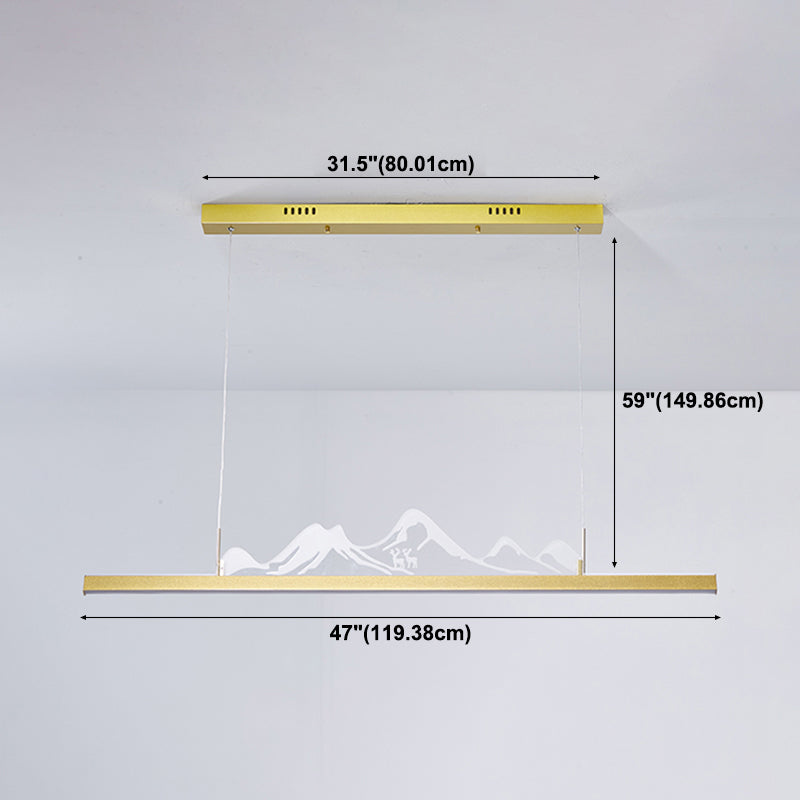 Minalismo in stile contemporaneo LEDELIE INSLANA LUCE per sala da pranzo