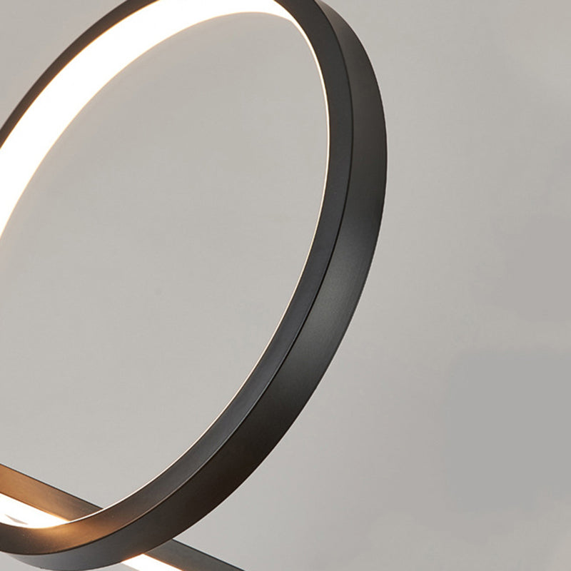 Geometric Island Light Fixture Modern Pendant Light Metal 2 Light Chandelier Lights