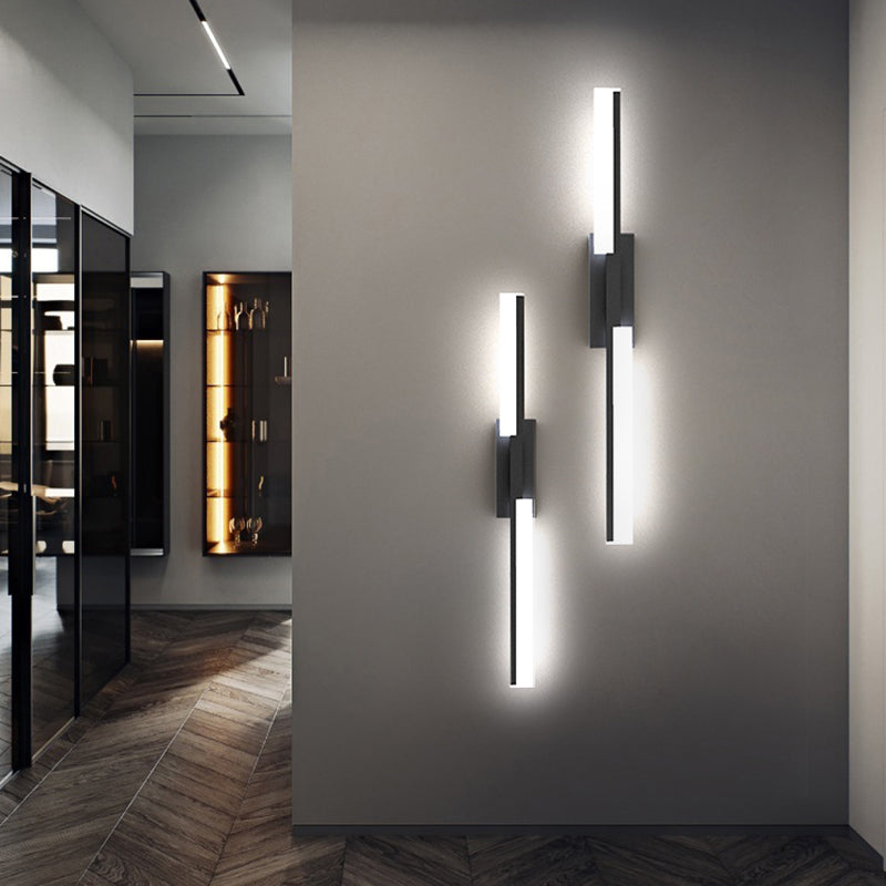Linear Wall Light Wall Mounted Reading Lights Modern Bathroom Wall Sconces with Acrylic Shade