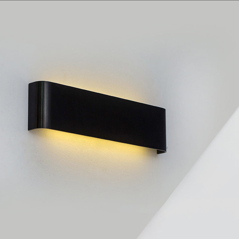 Modern Luxury Simple StyleLine Shade Wall Sconce Metal 1 Light Sconces for Bedroom