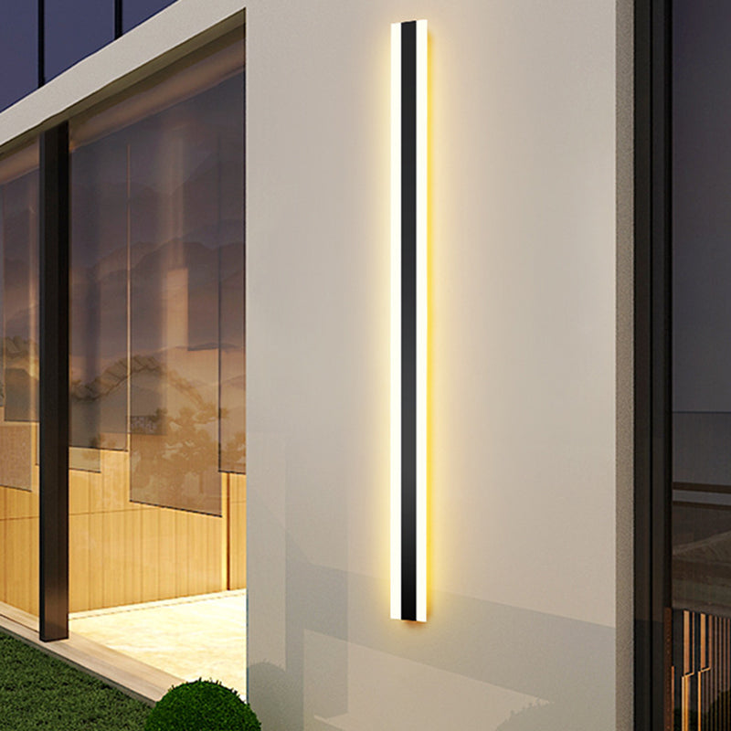 Acconde da parete da parete a 1 linea a 1 luce Moderna illuminazione da parete acrilica per esterno