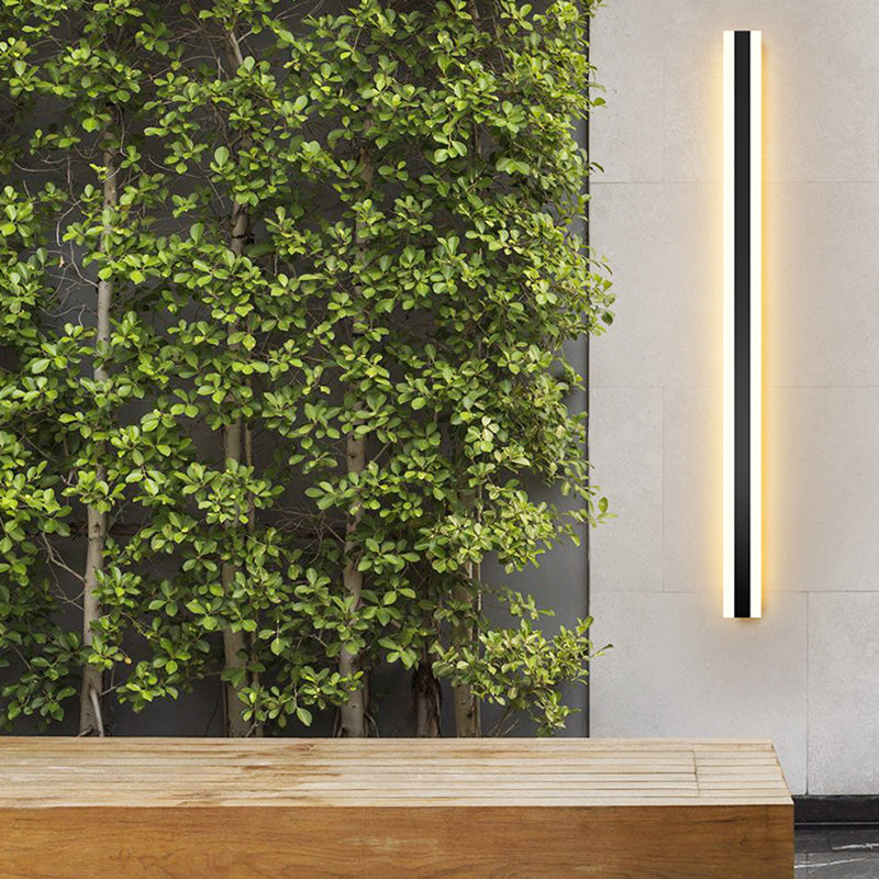 Acconde da parete da parete a 1 linea a 1 luce Moderna illuminazione da parete acrilica per esterno