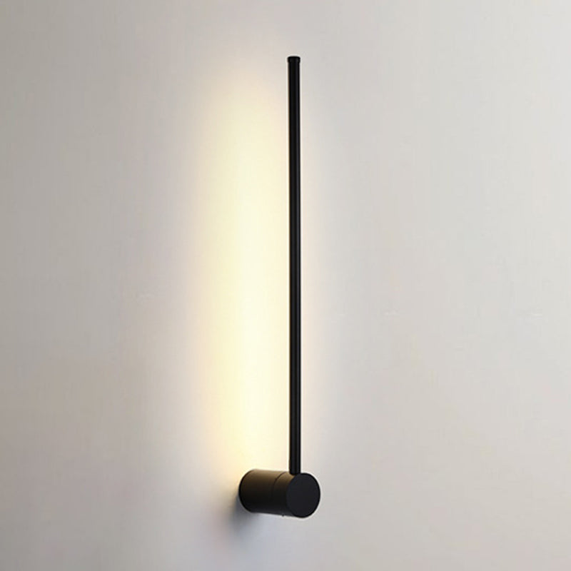 1or2-Light Long line Shade Wall Sconce Modern Nordic Style Metal Wall Lighting for Living Room