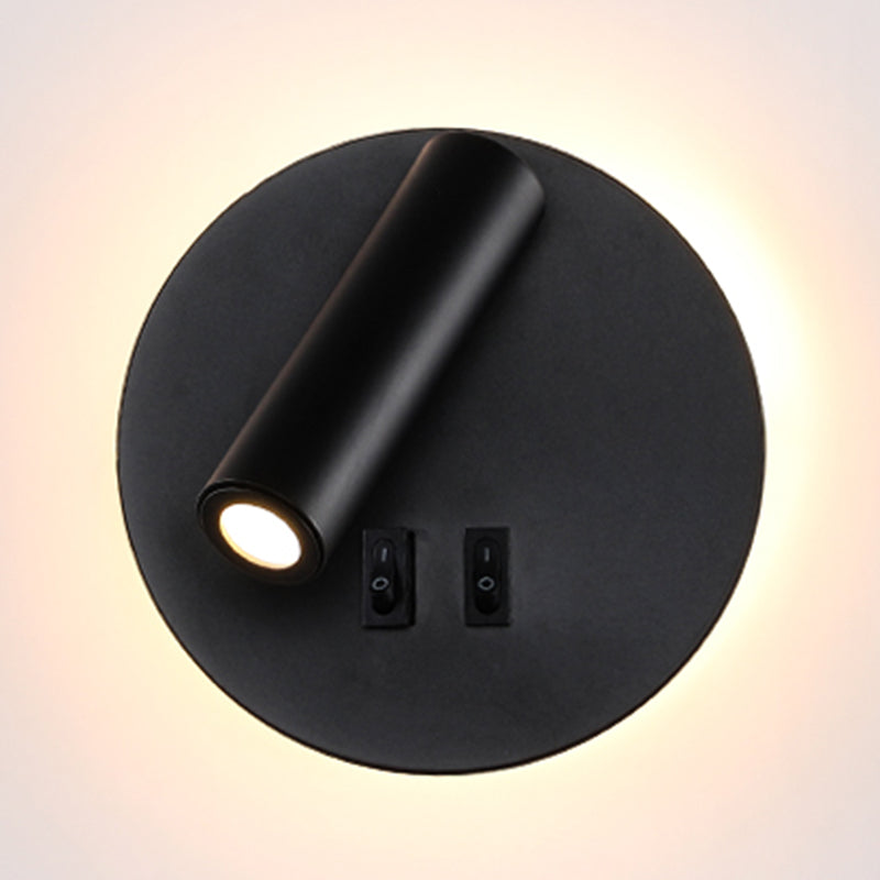 Lampada a 2 luci in metallo a parete moderna moderna geometrica