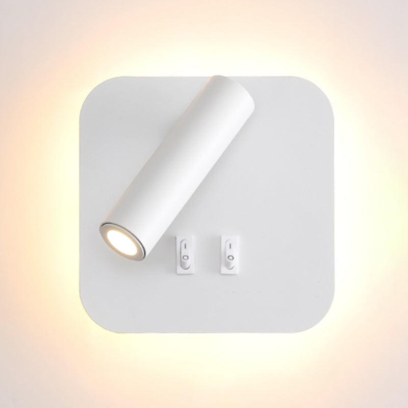 Lampada a 2 luci in metallo a parete moderna moderna geometrica